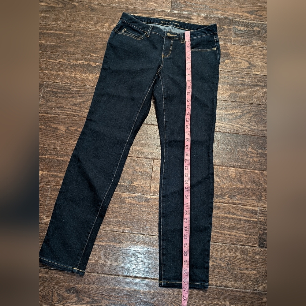 Michael Kors Dark Wash Denim Skinny Jeans - Picture 7 of 7